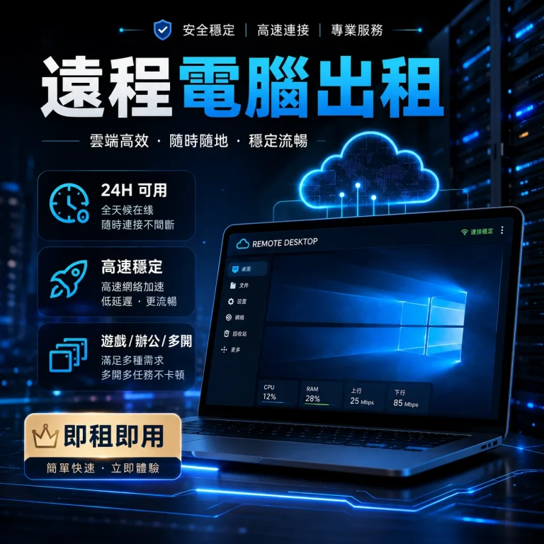 電腦遠程出租
