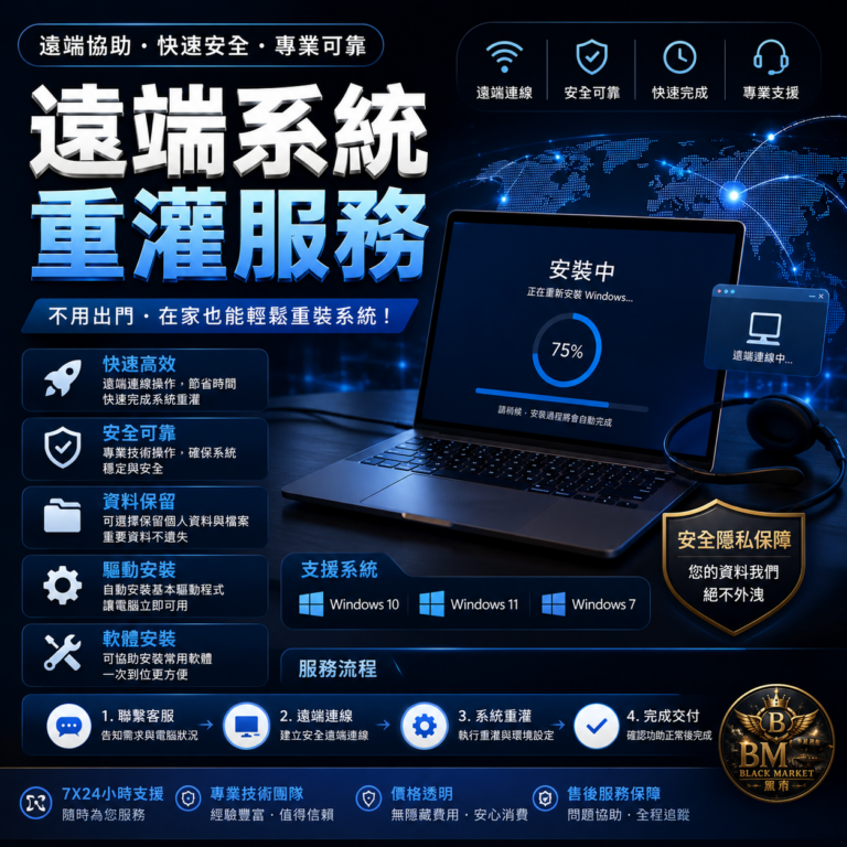 遠端電腦重灌